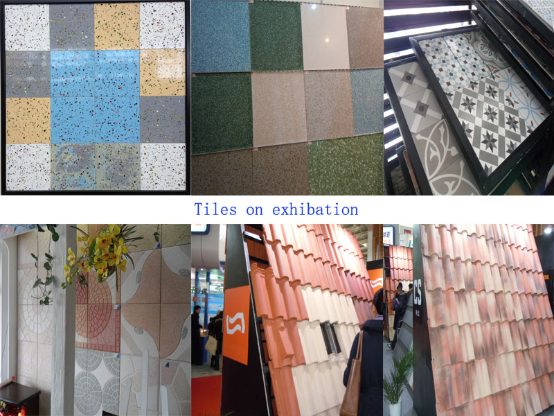 Tiles on exhibation